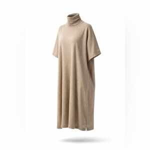 Lauren Manoogian Relaxed Knit Caftan Dress in Taupe